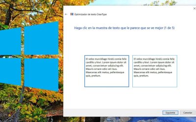 Como activar ClearType, la función exclusiva de Windows 10 que mejora la visibilidad de la pantalla